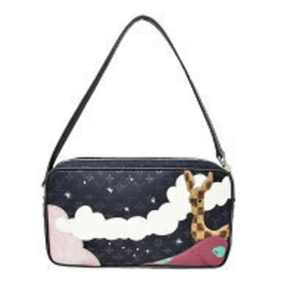 Louis Vuitton Handbags - Louis Vuitton Contes de Fes Pochette Monogram Satin Handbag Shoulder Bag Black
